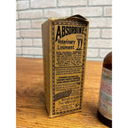 Vintage Absorbine Veterinary Liniment 12oz Bottle w/ Box Vintage Veterinary