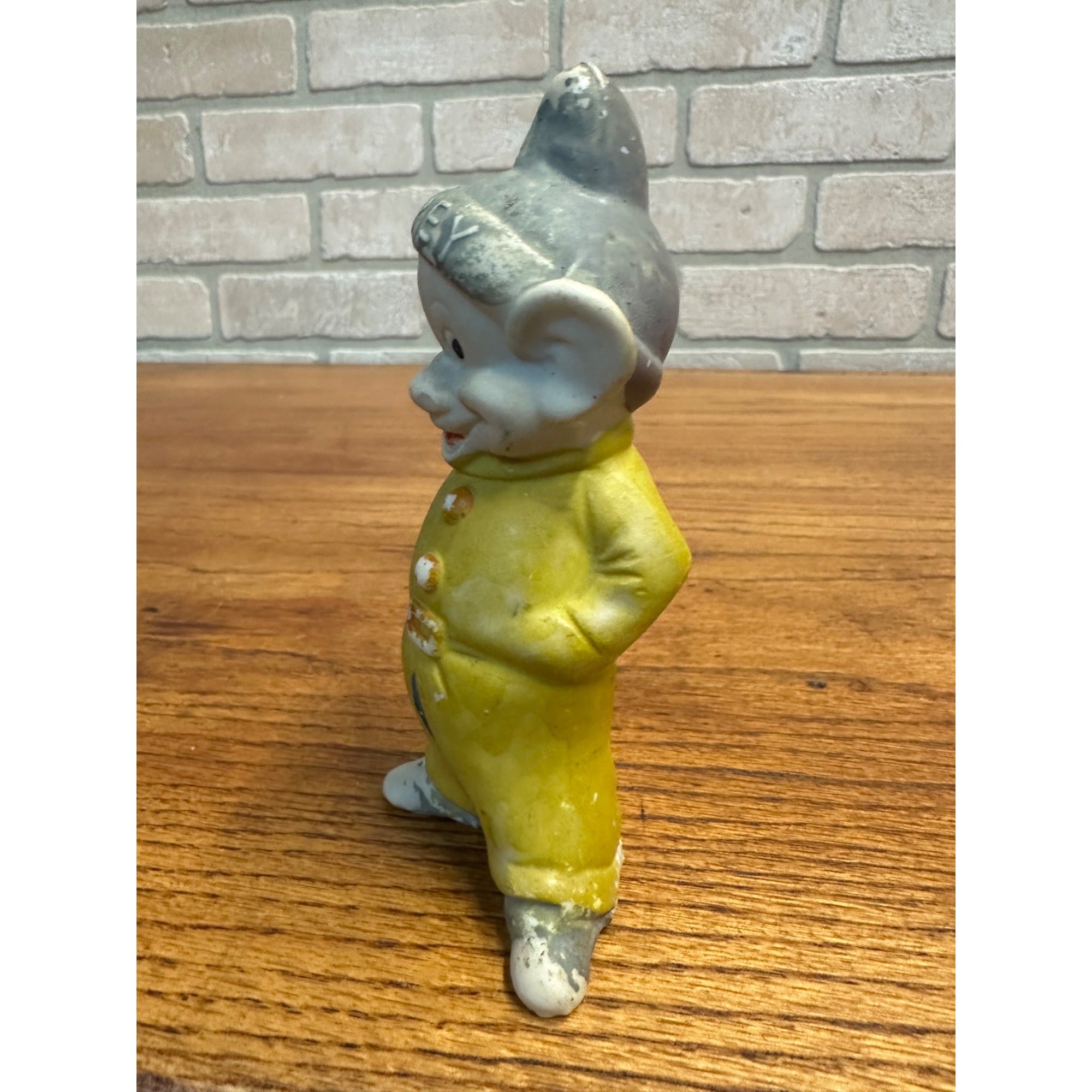 Vintage1930s Snow White Dwarfs Dopey & Doc Bisque Ceramic Figurines Figures (3)