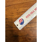 Vintage 1950s Pepsi Cola Metal Advertising Ruler St Louis Bottlers Bottling Co.