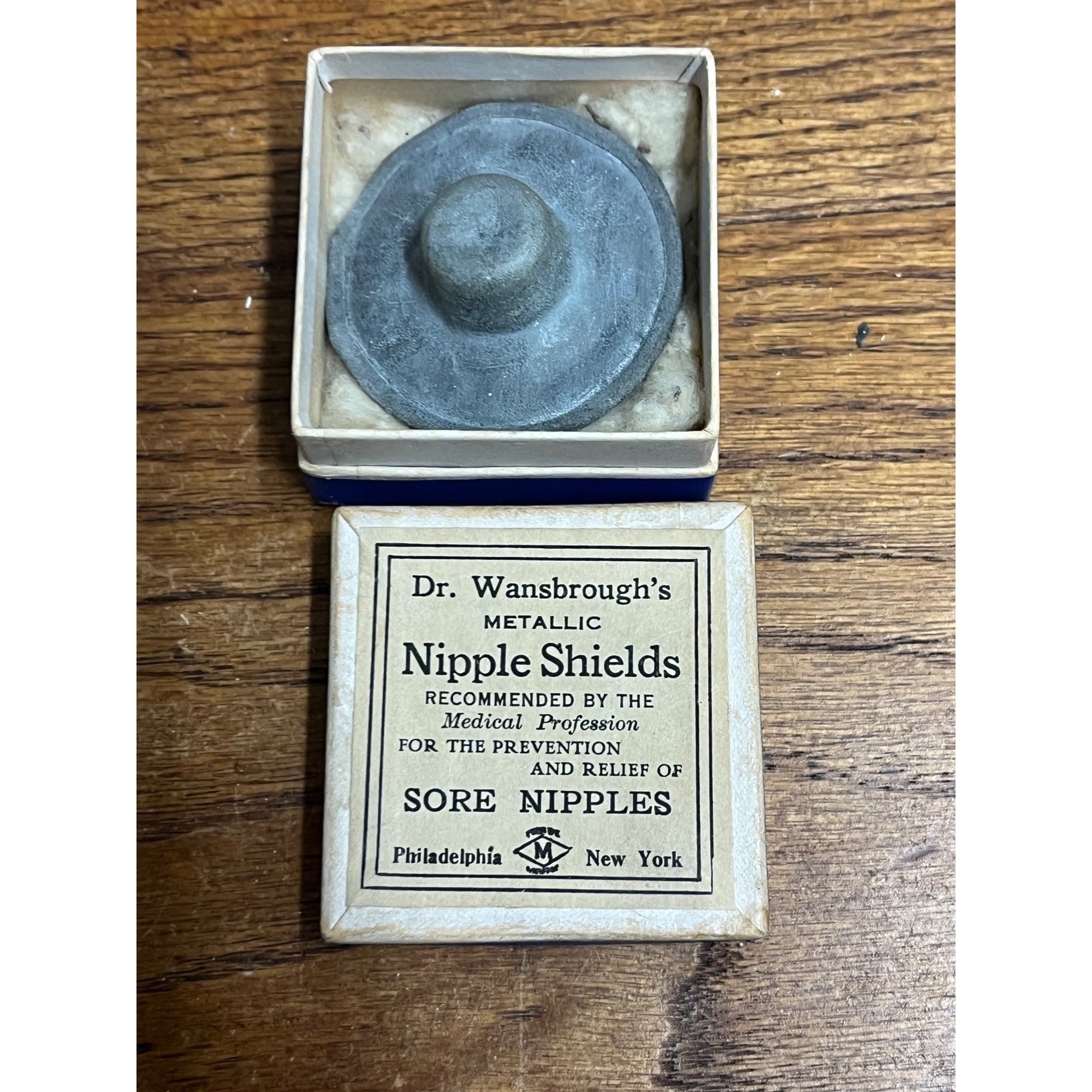 Vintage Dr. Wansbrough's Nipple Shield Pump Medical Device Feminine Hygiene