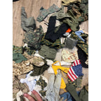 Vintage HUGE LOT G.I. Joe Clothing Outfits & Accessories 12" Action Figures 1/6