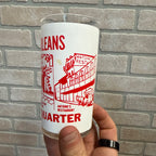 Vintage Drinking Glass New Orleans, Louisiana French Quarter Attractions Hazel Atlas