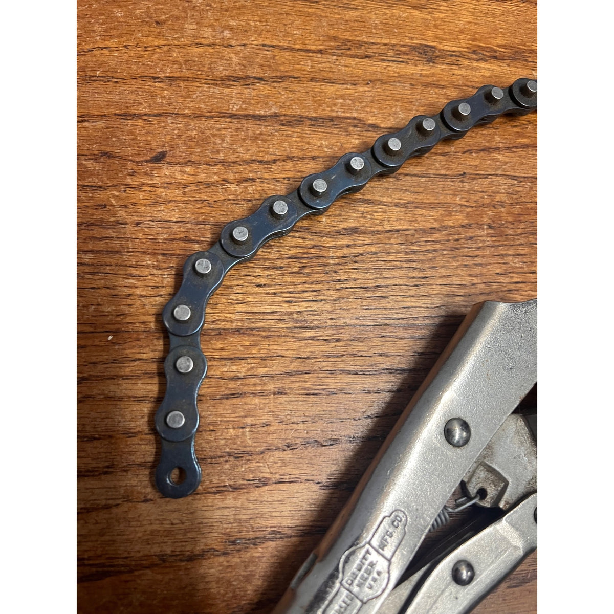 Vintage Petersen Dewitt Vise Grip 20R Chain Locking Pliers USA Tool
