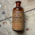 Vintage Eli Lilly Lemon Soluble Fluid No 289 Pharmacy Drug Store Compound Bottle