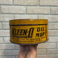 Old Advertising Tin Kleen-O Floor Mops 1900s Kitchen Laundry Room Decor