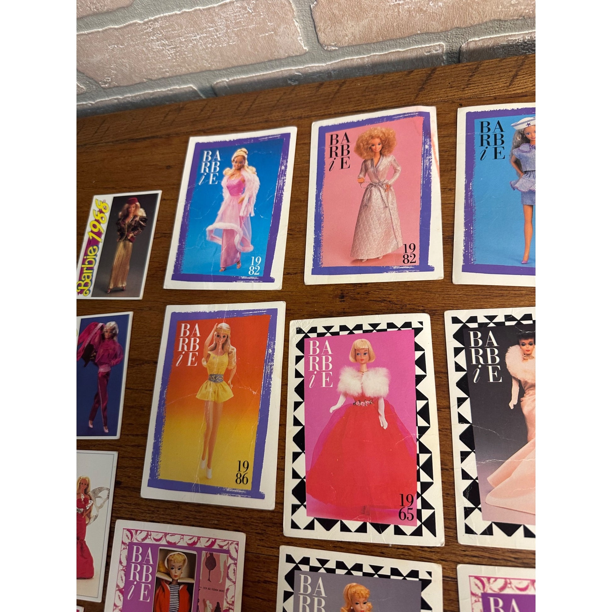 Vintage Barbie Fashion Facts Lot 1990 Trading Cards + 1991 Cards