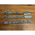 Vintage Ford Econoline Van Emblem Badges Script Lot OEM Original Parts 200