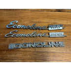 Vintage Ford Econoline Van Emblem Badges Script Lot OEM Original Parts 200