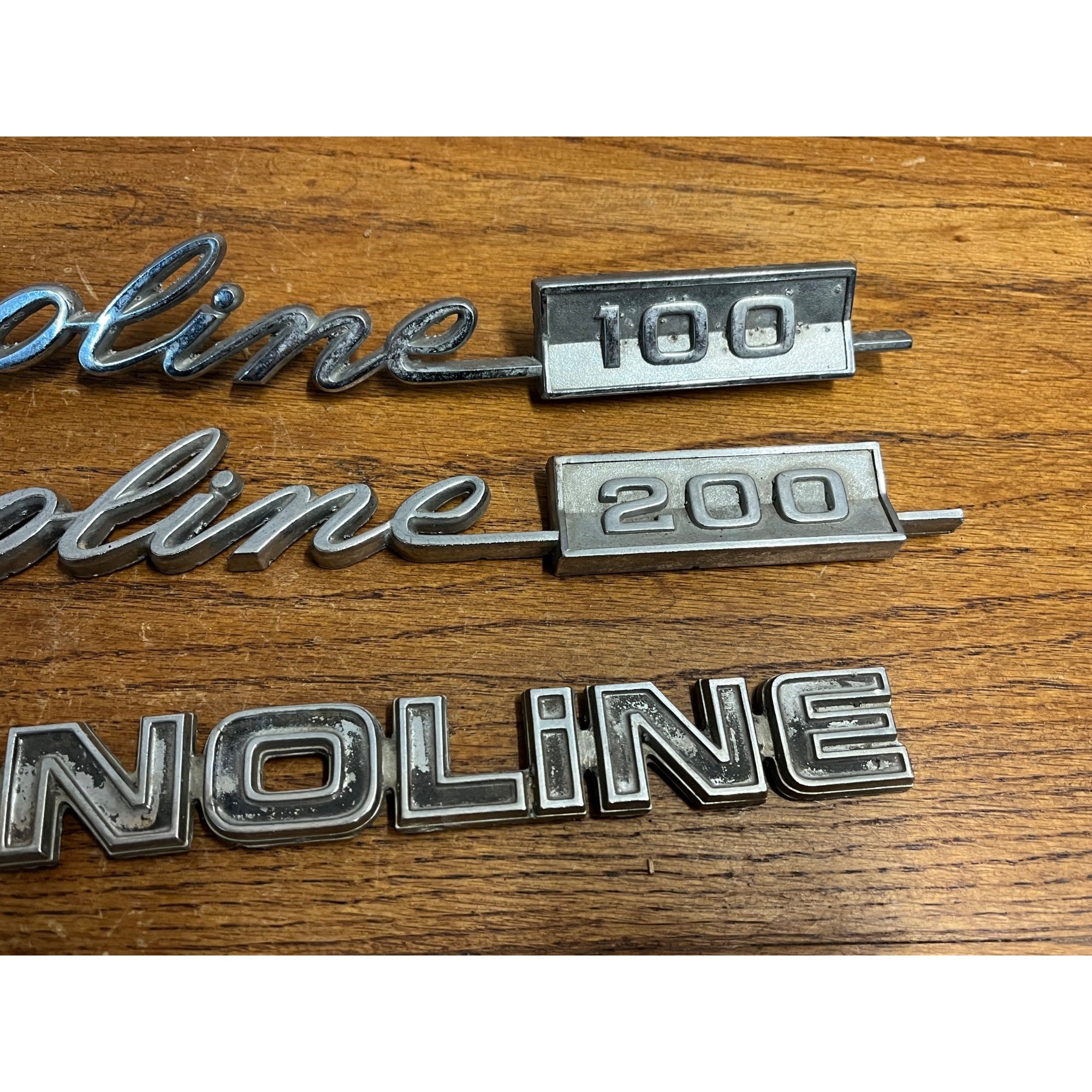 Vintage Ford Econoline Van Emblem Badges Script Lot OEM Original Parts 200