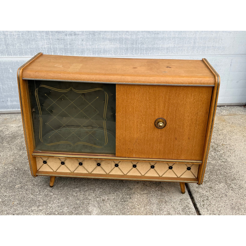 1958 Blaupunkt Arkansas 58 MCM Radio Record Player Console Stereo Bar - Parts / Repair