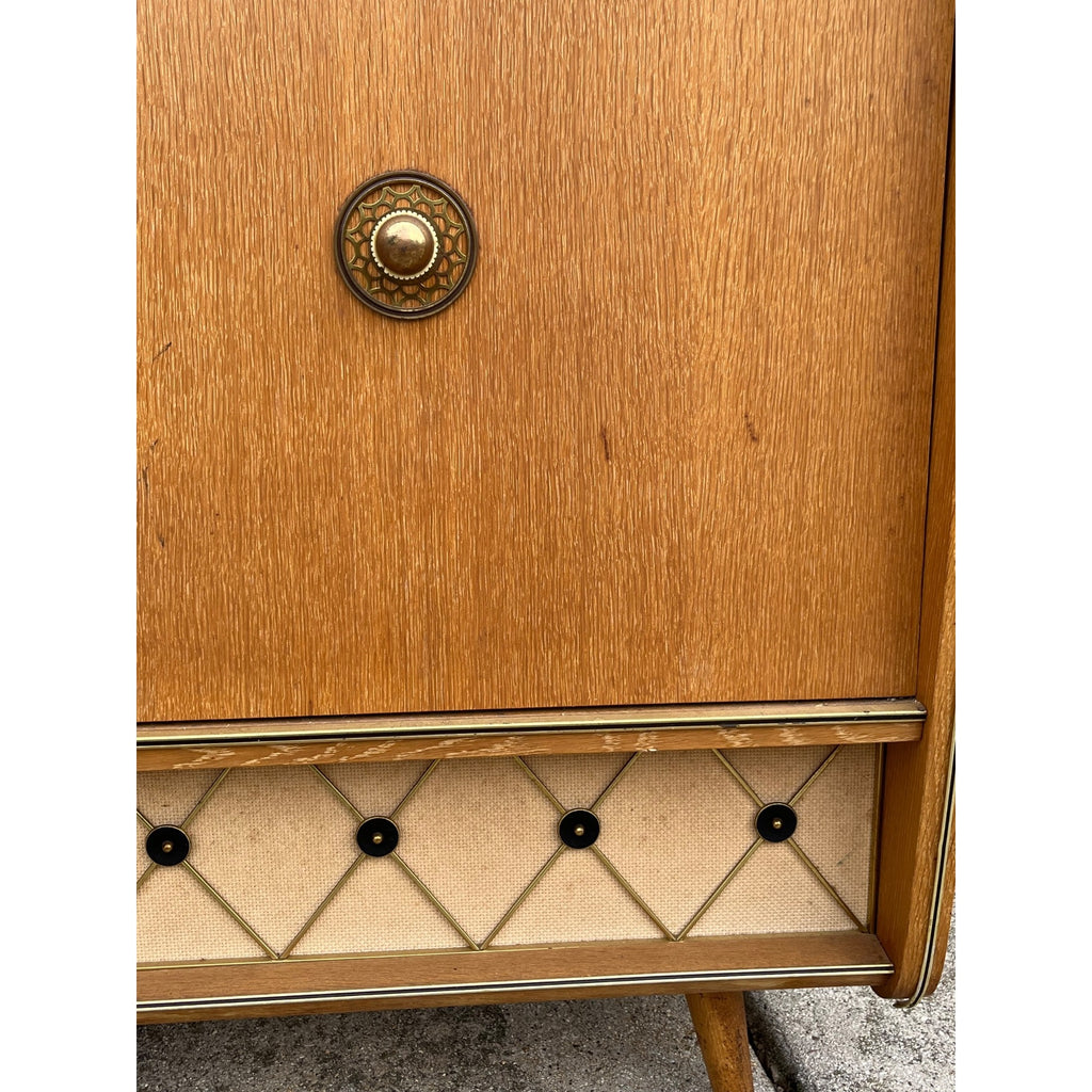 1958 Blaupunkt Arkansas 58 MCM Radio Record Player Console Stereo Bar - Parts / Repair