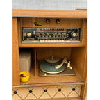 1958 Blaupunkt Arkansas 58 MCM Radio Record Player Console Stereo Bar - Parts / Repair
