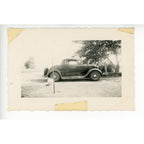 Vintage 1933 Plymouth Real Photo Original Snapshot Car Automobile 5-1/4" x 3-1/4"