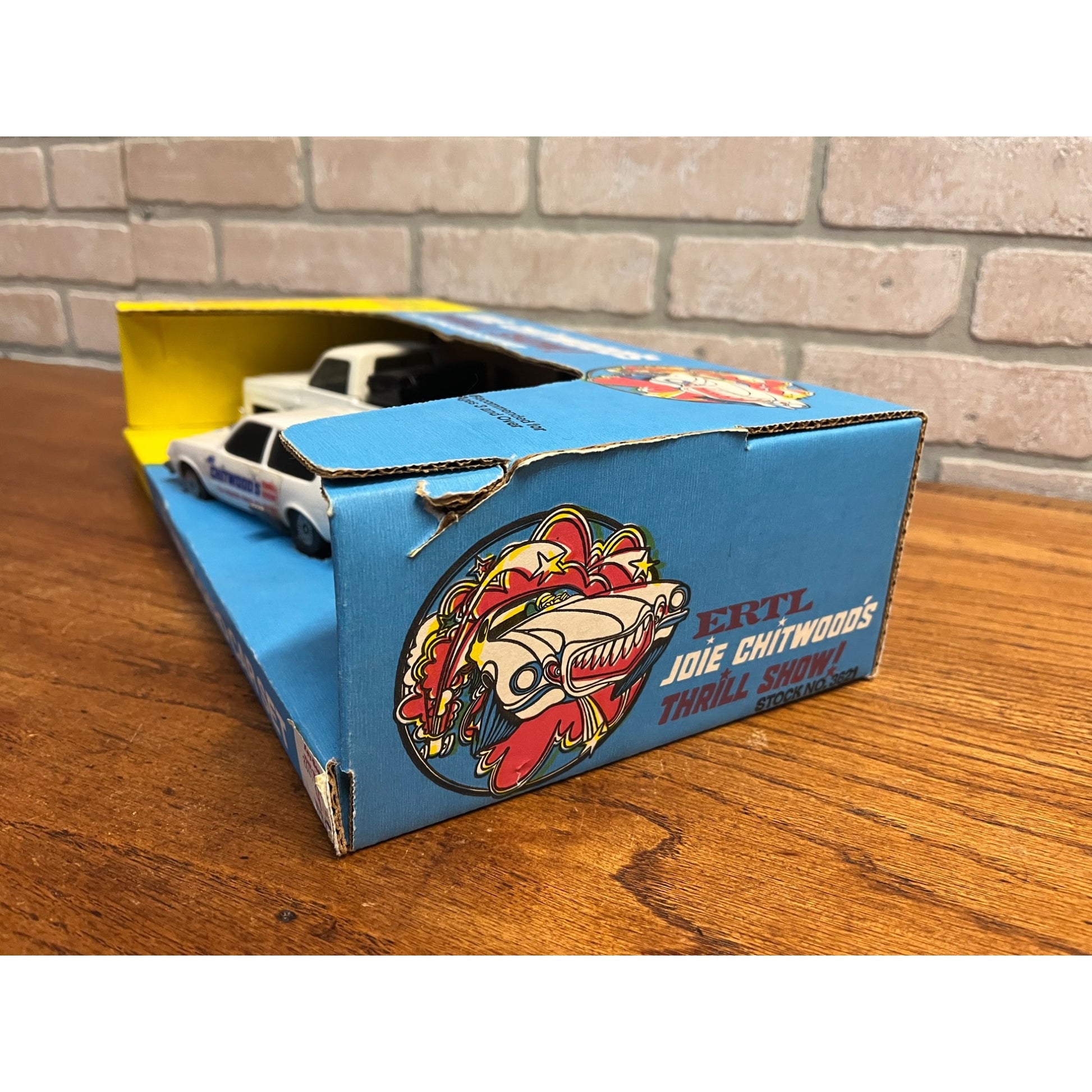 Vintage ERTL Joie Chitwoods Thrill Show Balancing Gyro Car Set Original Box