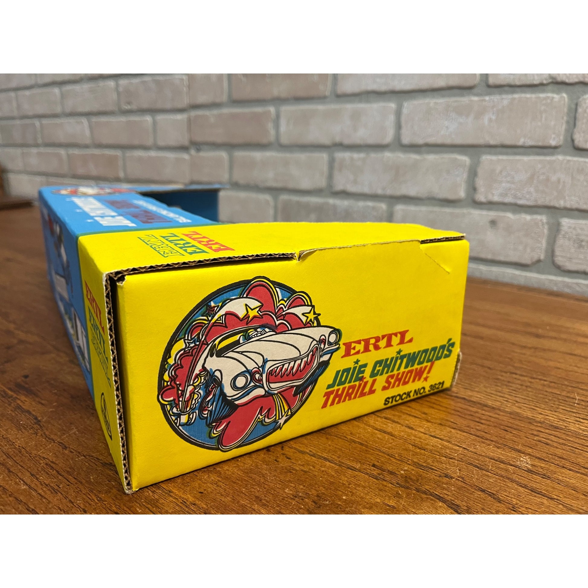 Vintage ERTL Joie Chitwoods Thrill Show Balancing Gyro Car Set Original Box
