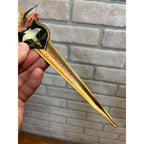 1900s Tin Litho Welsbach Lantern Light Advertising Letter Opener Sheboygan Wis