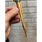1900s Tin Litho Welsbach Lantern Light Advertising Letter Opener Sheboygan Wis