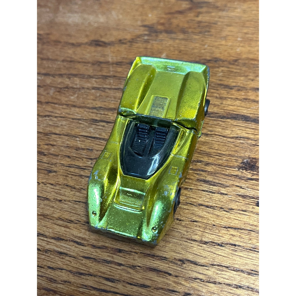 Vintage 1968 Hot Wheels Redline McLaren M6A Lime Yellow Green or Antifreeze -- CLEAN