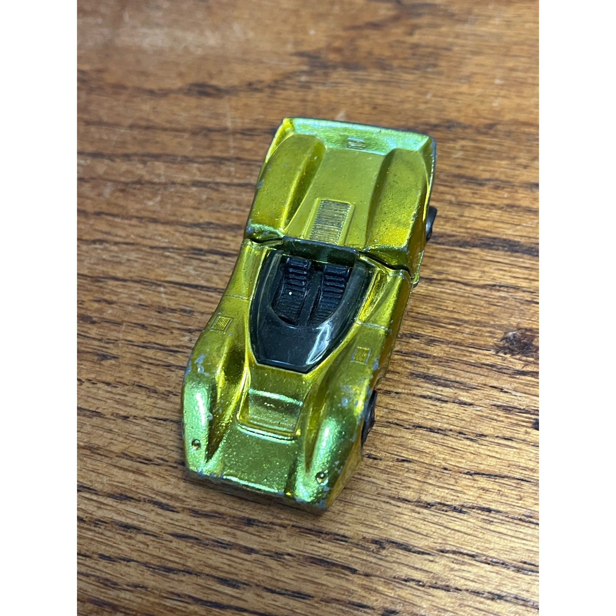 Vintage 1968 Hot Wheels Redline McLaren M6A Lime Yellow Green or Antifreeze -- CLEAN