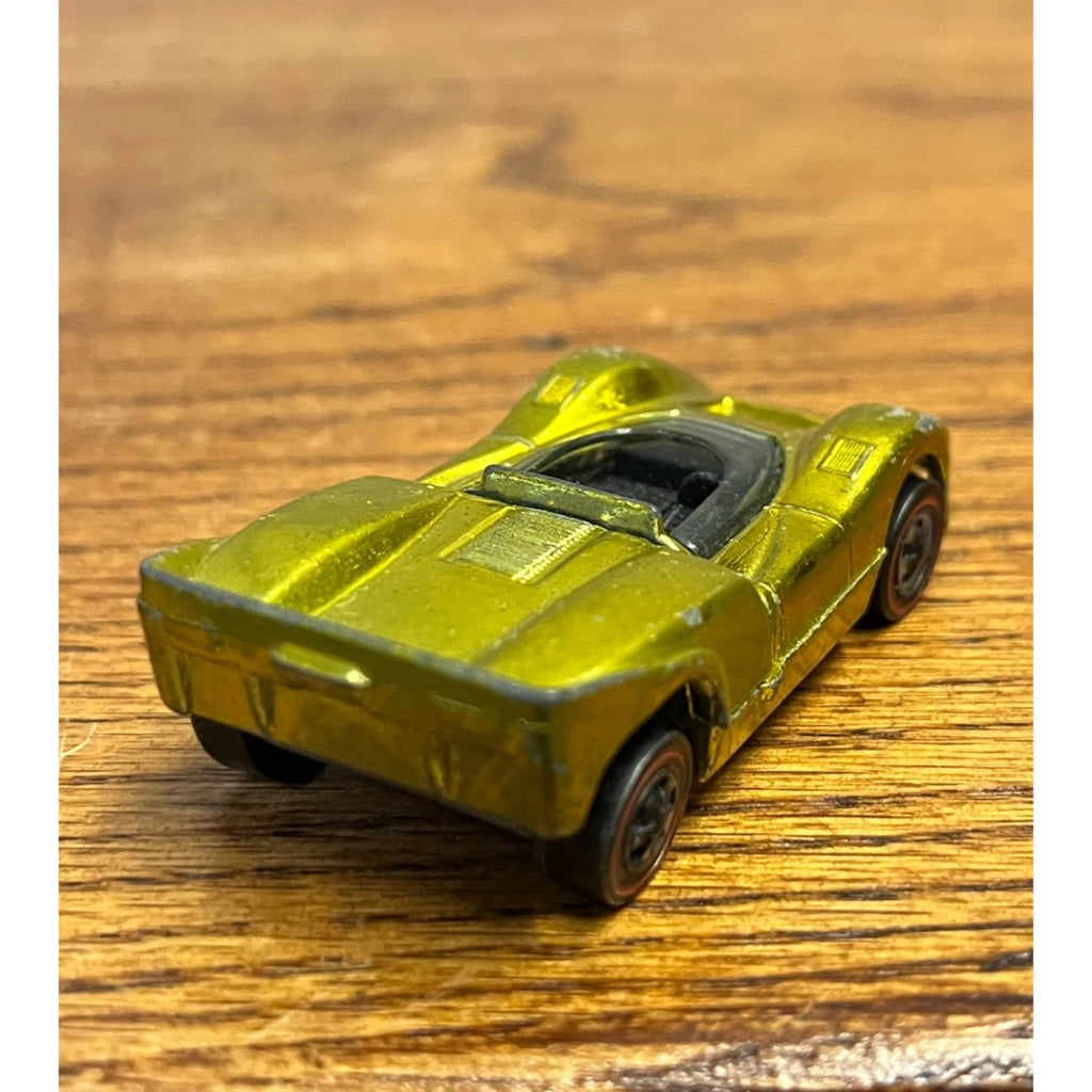 Vintage 1968 Hot Wheels Redline McLaren M6A Lime Yellow Green or Antifreeze -- CLEAN