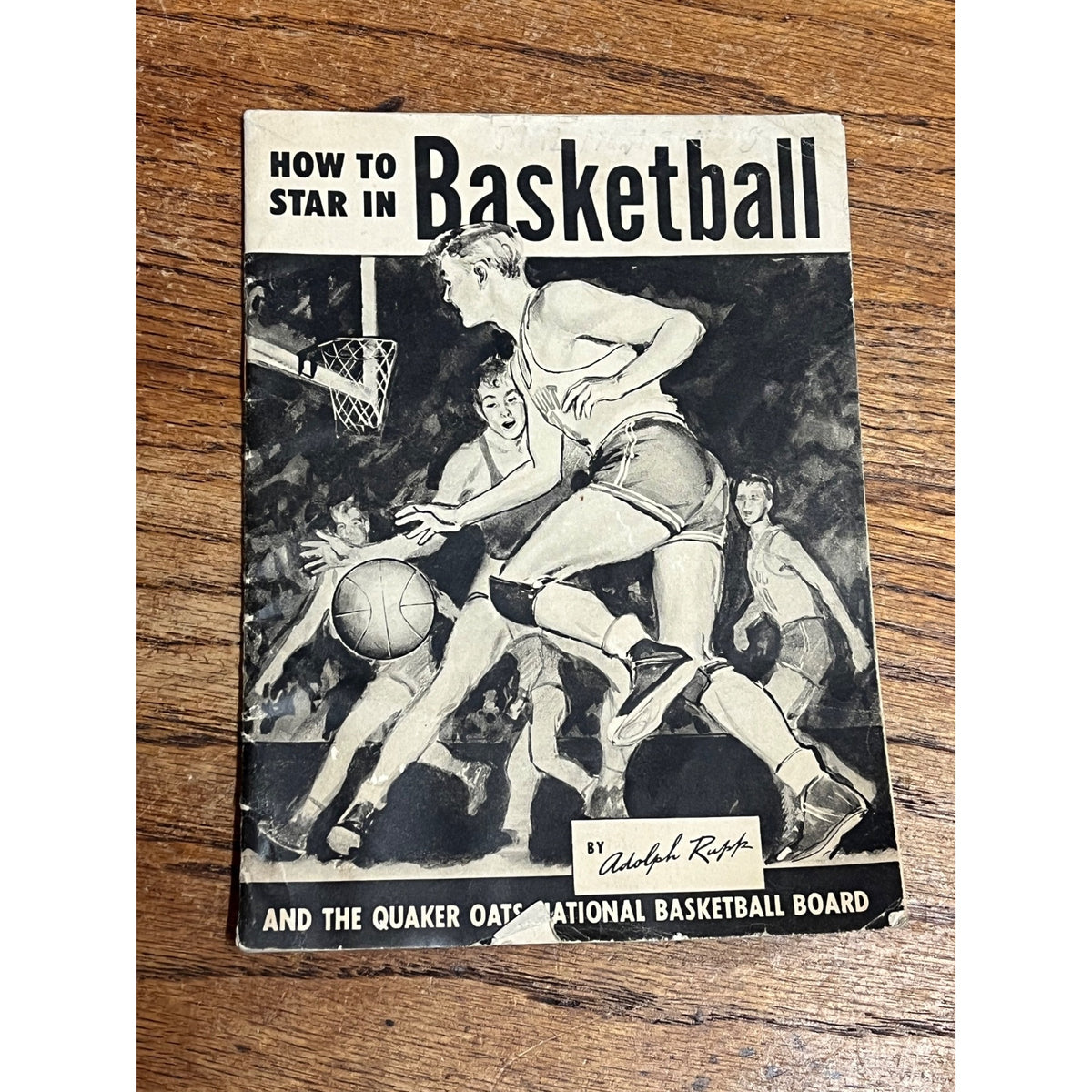 Vintage 1948 Adolph Rupp How to Star in Basketball Booklet University Kentucky