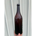 Pre-Pro 1890s A. Haas Brewing Houghton Michigan Amber Beer Bottle Blob Quart