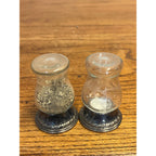 Gorham Sterling Silver Hurricane Salt & Pepper Shakers Queen's Quaker Design