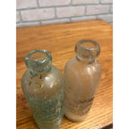 Union Bottling Works Milwaukee Wisconsin Blob Top Hutchinson Soda Bottles Lot 2