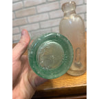 Union Bottling Works Milwaukee Wisconsin Blob Top Hutchinson Soda Bottles Lot 2