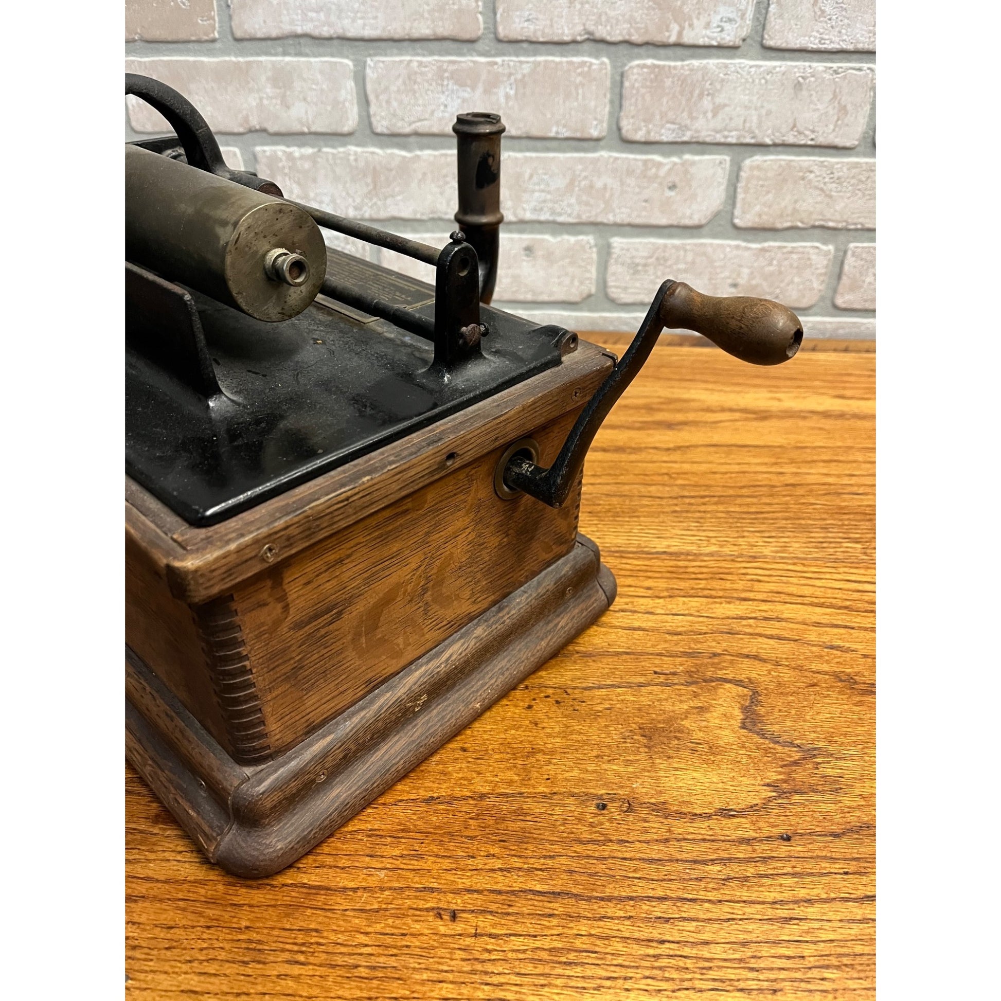 Vintage Edison Fireside Phonograph Model A Player Machine - Parts
