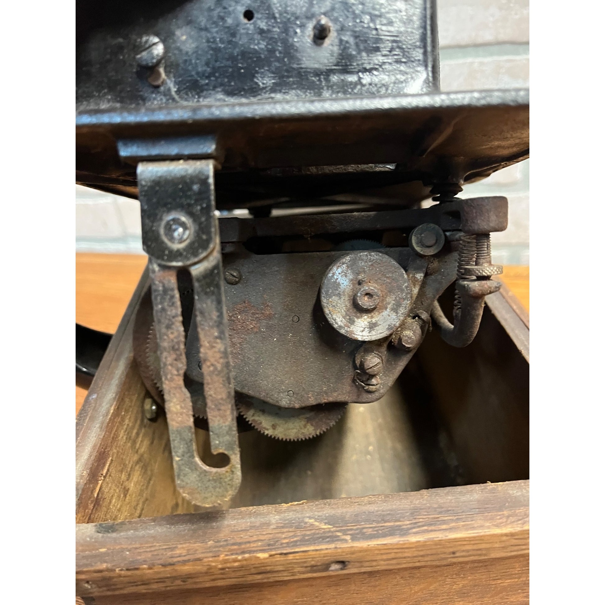 Vintage Edison Fireside Phonograph Model A Player Machine - Parts