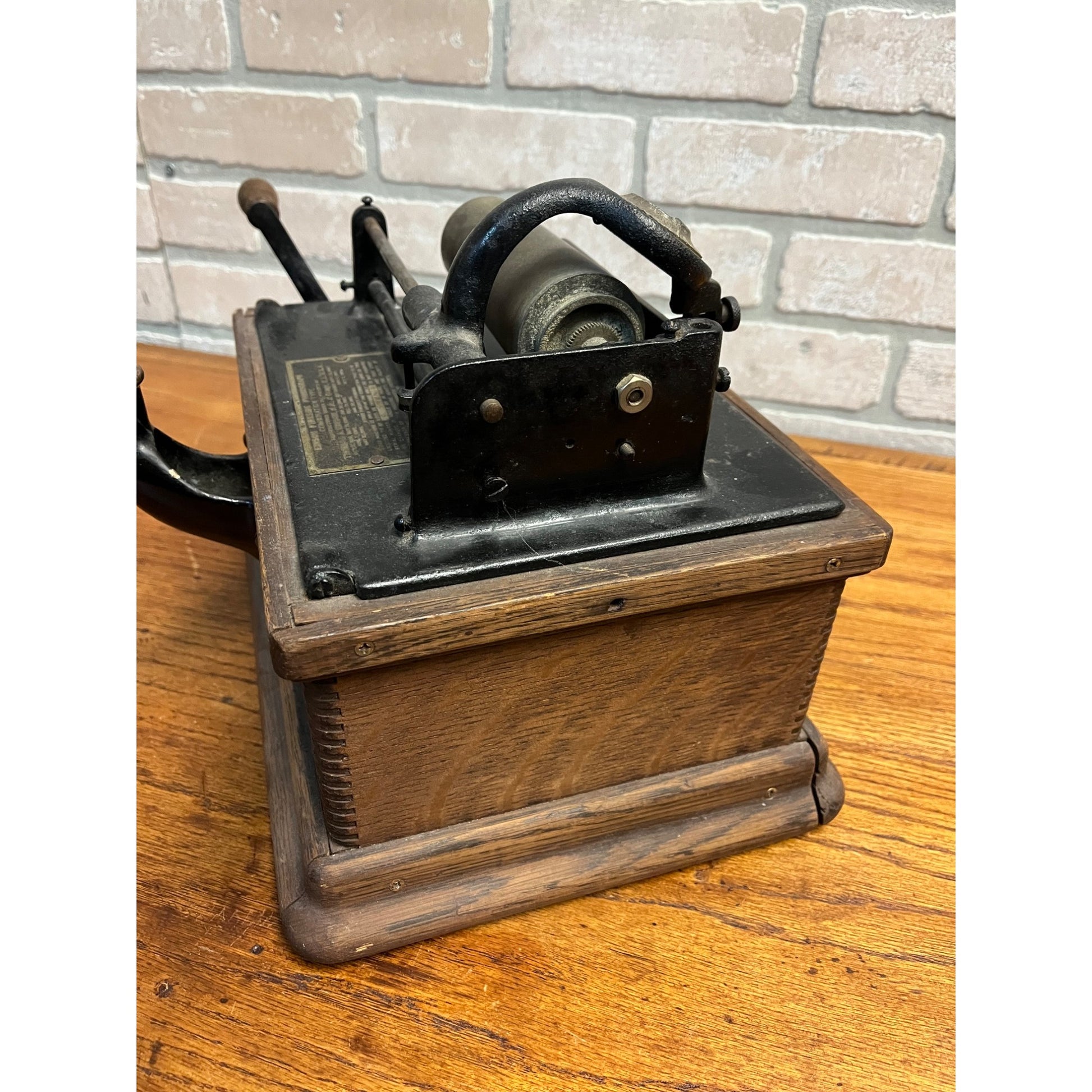 Vintage Edison Fireside Phonograph Model A Player Machine - Parts