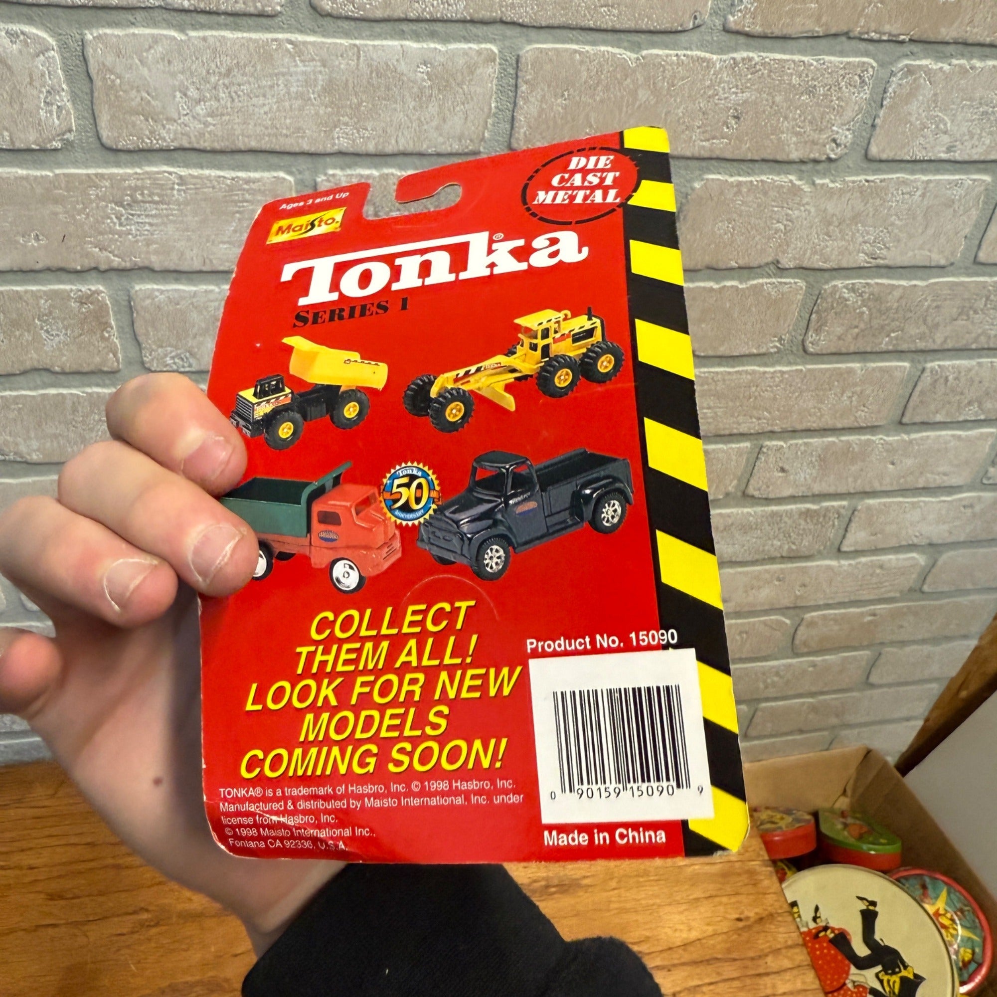 Vintage Tonka 1998 Maisto Series 1 Diecast Metal Ford Pick Up Truck Black or Blue NEW