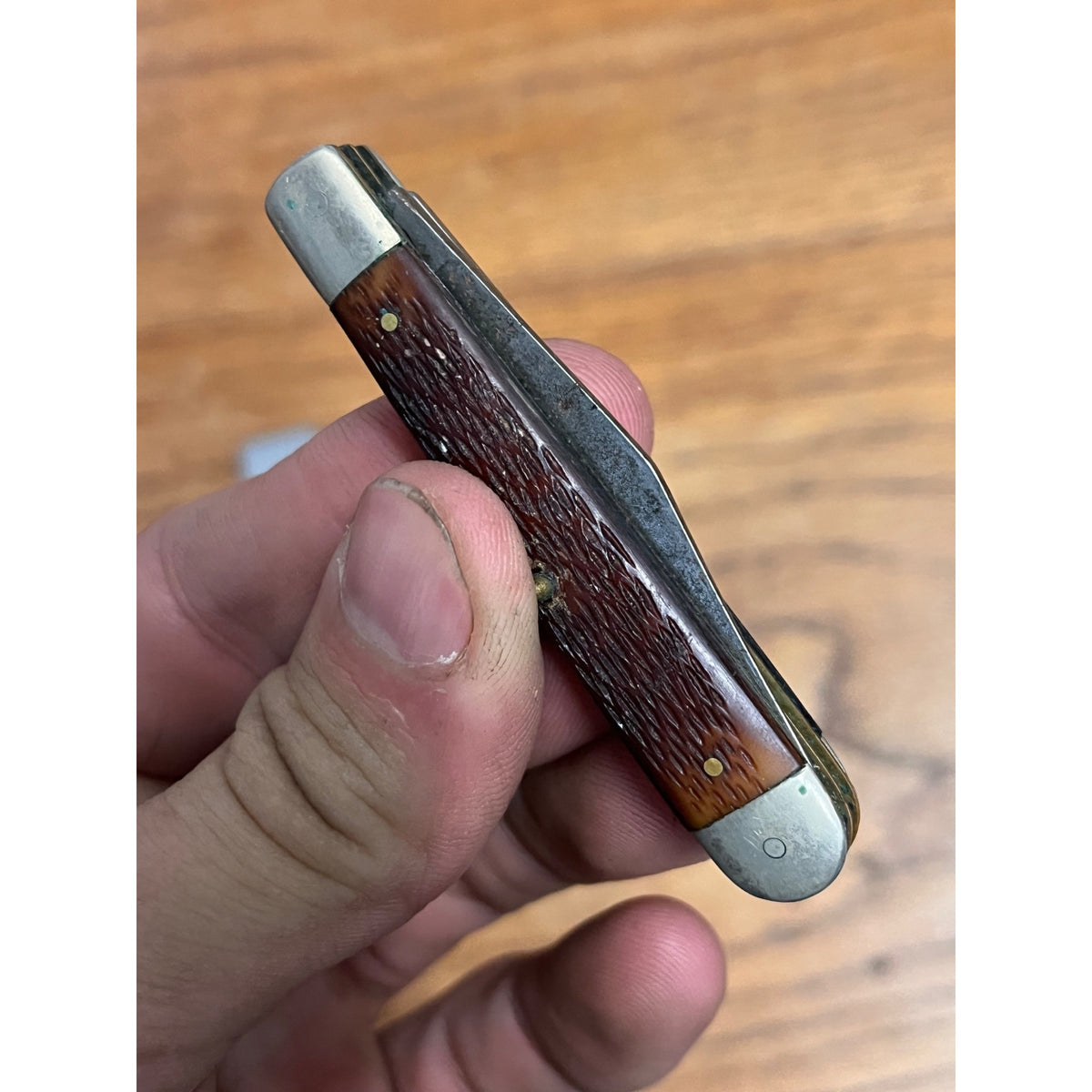 Camco USA Camillus 2 Blade #702 Trapper Pattern Pocket Knife, Delrin, 2 7/8"