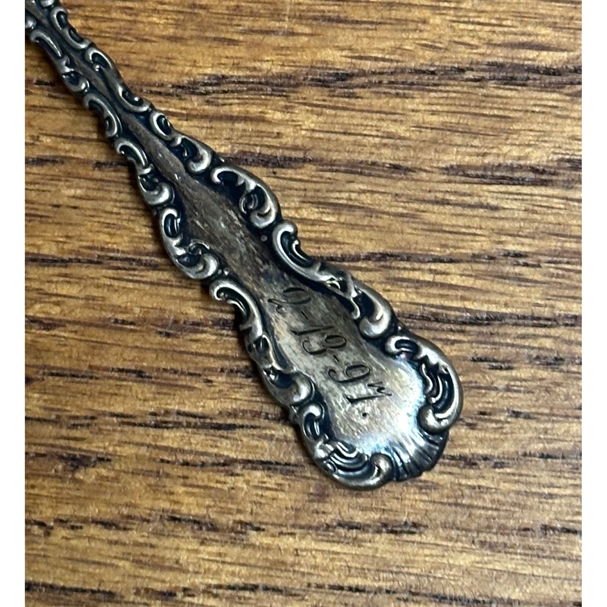 Vintage San Gabriel Mission 1771 Los Angeles Sterling Silver Spoon California