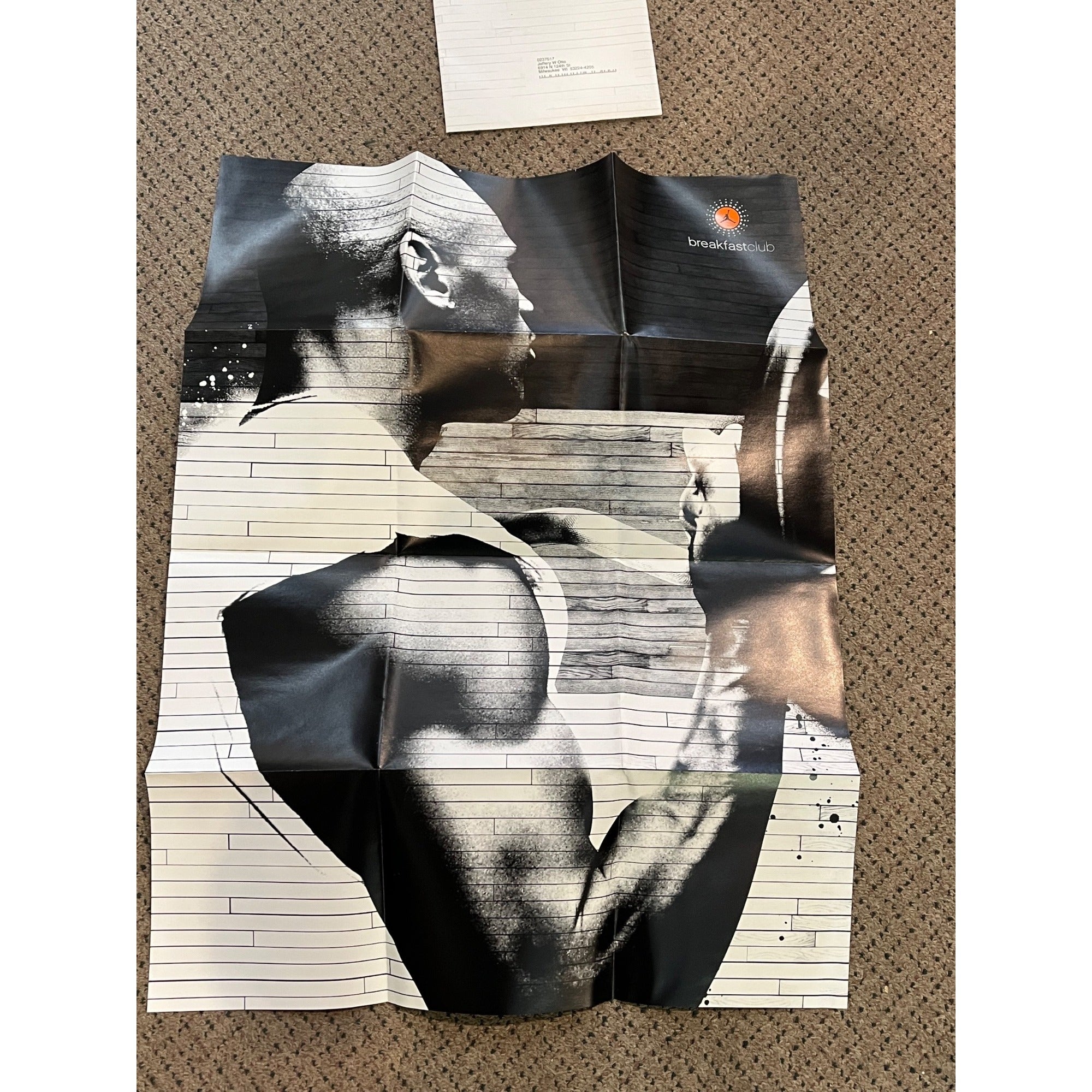 Michael Jordan Nike Breakfast Club 2-Sided Limited Edition Poster 30" x 22"