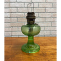 Vintage Aladdin Oil Lamp Green Beehive Parlor Lamp