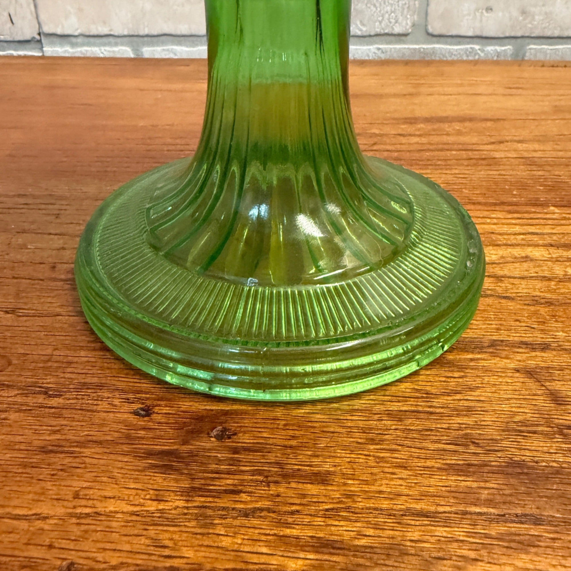 Vintage Aladdin Oil Lamp Green Beehive Parlor Lamp