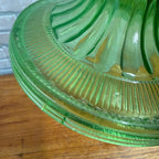 Vintage Aladdin Oil Lamp Green Beehive Parlor Lamp