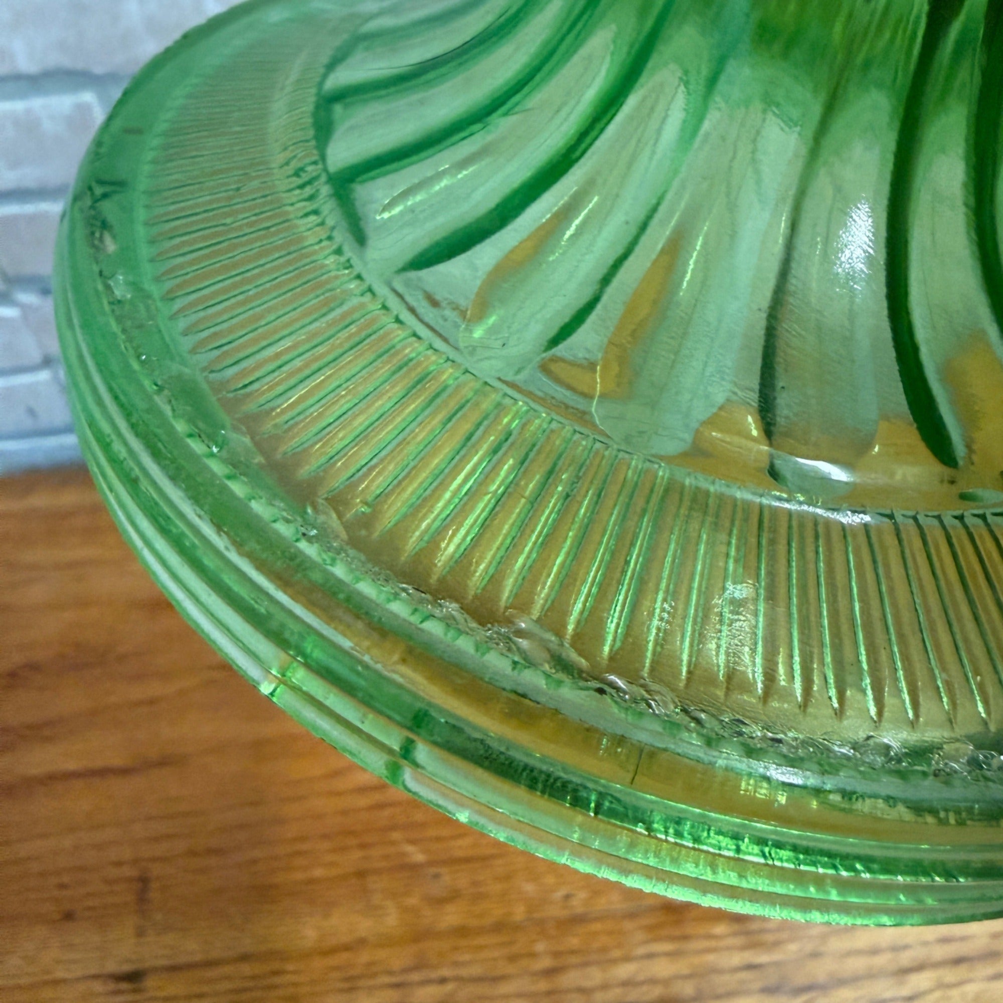 Vintage Aladdin Oil Lamp Green Beehive Parlor Lamp