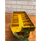 Vintage 1930s Ferdinand Strauss Wind-Up Interstate Double-Decker Bus - Works