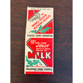 Vintage Milwaukee Milk Council Christmas Unstruck FULL Matchbook Advertising