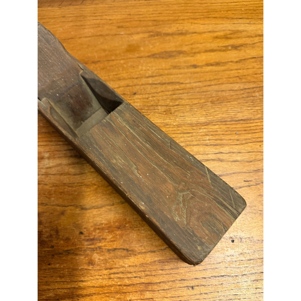 Vintage Solid Wood Block Planer Woodworking Hand Tool Primitive Design & Finish