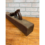 Vintage Solid Wood Block Planer Woodworking Hand Tool Primitive Design & Finish