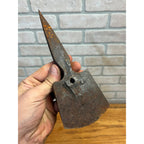 Antique South Asia / Indian Spring Steel Chopping Axe Tool Head Eagle Logo