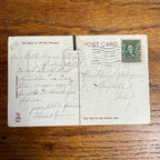 Happy Halloween Postcard Fork Knife Gnome Elf Jack-o-lantern Pumpkin 2040