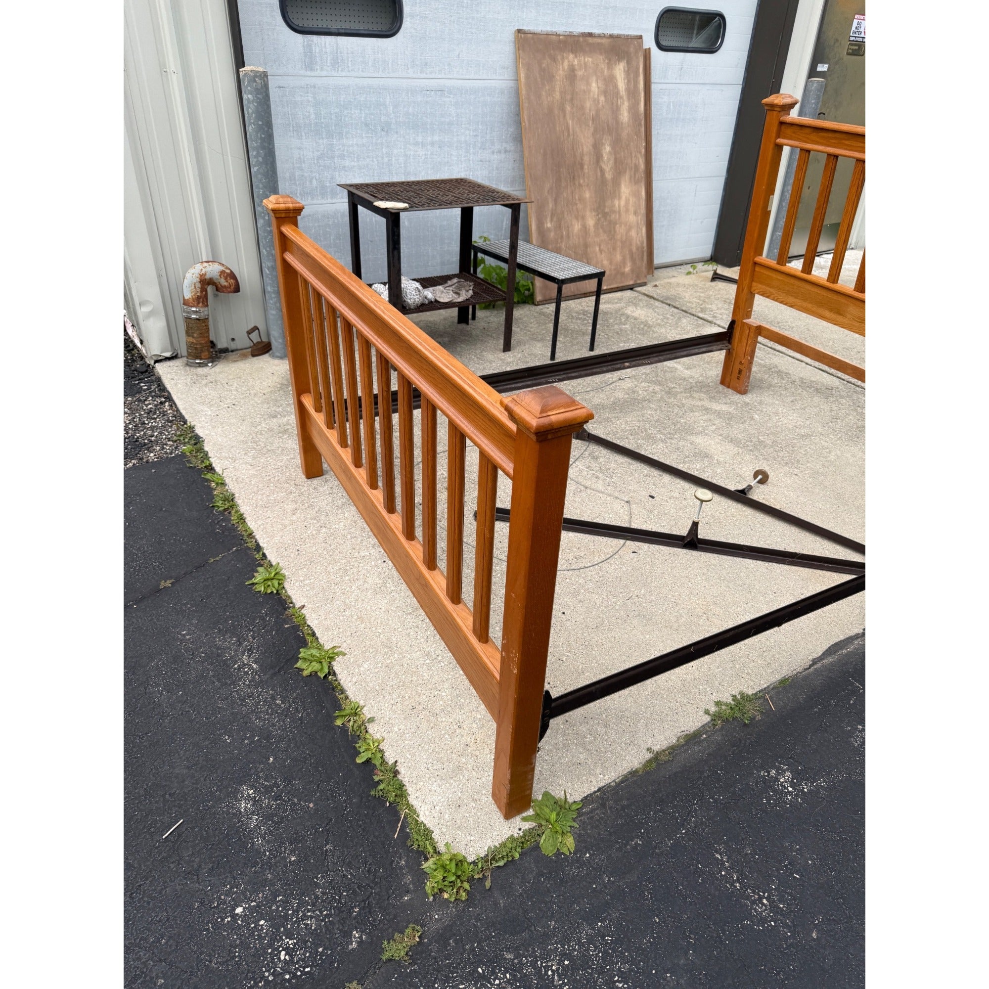 Estate Liquidation Special - Solid Wood Queen Bed Frame