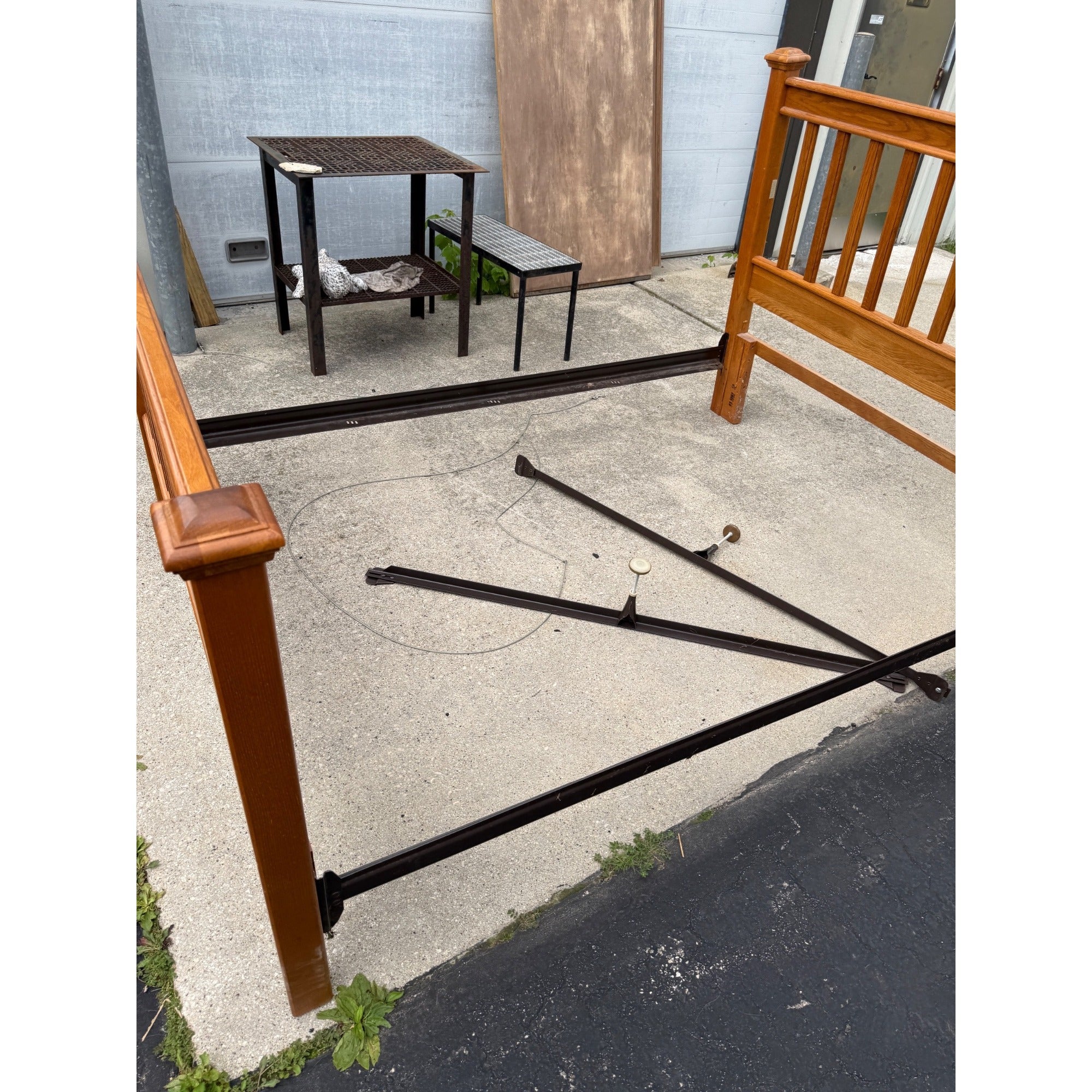Estate Liquidation Special - Solid Wood Queen Bed Frame