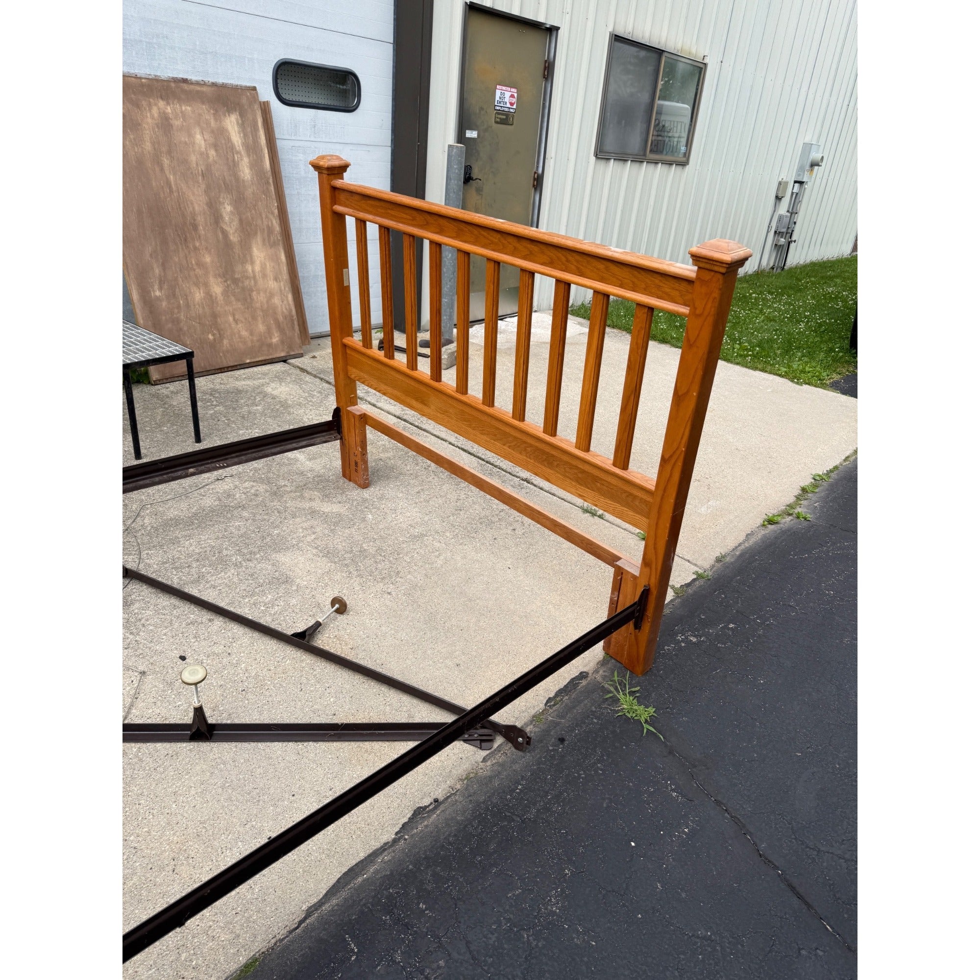 Estate Liquidation Special - Solid Wood Queen Bed Frame