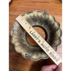 Antique Art Deco Nouveau Milk Glass Acorn Ceiling Light Fixtures Set (6)